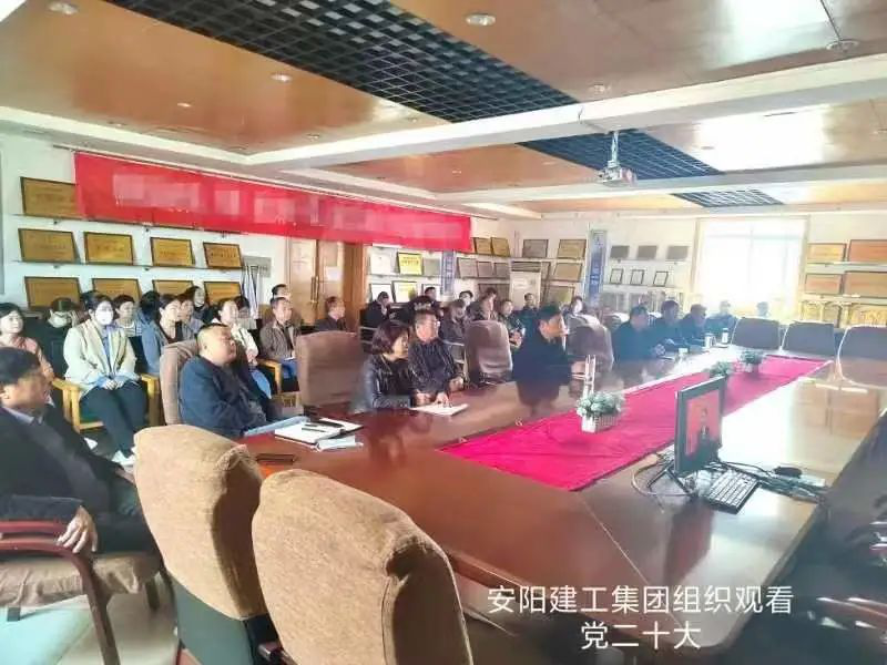 喜迎二十大，奋进新征程 新生代商会党支部组织会员单位集中观看党的二十大开幕式